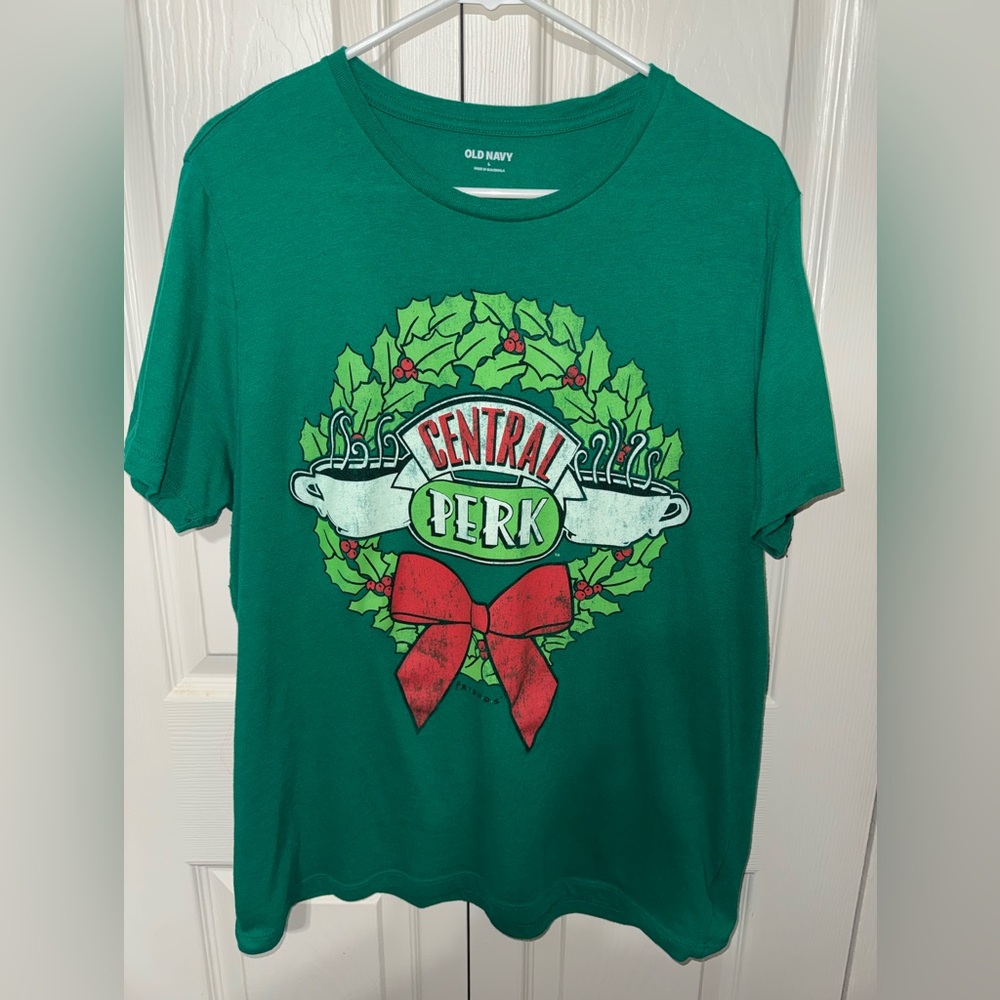 Old Navy Central Perk Christmas Tee
